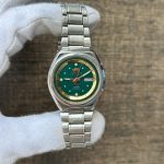 VINTAGE ORIENT TRISTAR CRYSTAL OS469C001 GREEN DIAL AUTOMATIC MEN’S WRIST WATCH