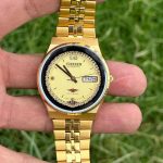 Citizen Classic Automatic Men's Gold Stainless Strap Watch